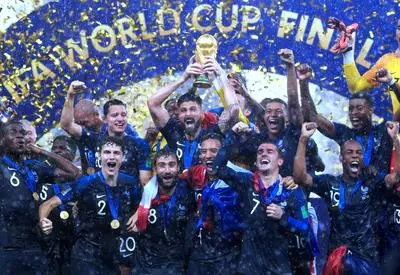 France champion of the Football World Cup Russia 2019