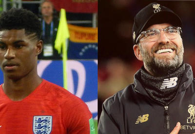 Rashford and Klopp.and
