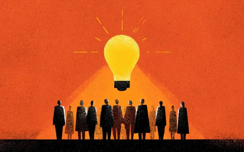 Representación conceptual de la colaboración entre tecnología y ciencia avanzada.