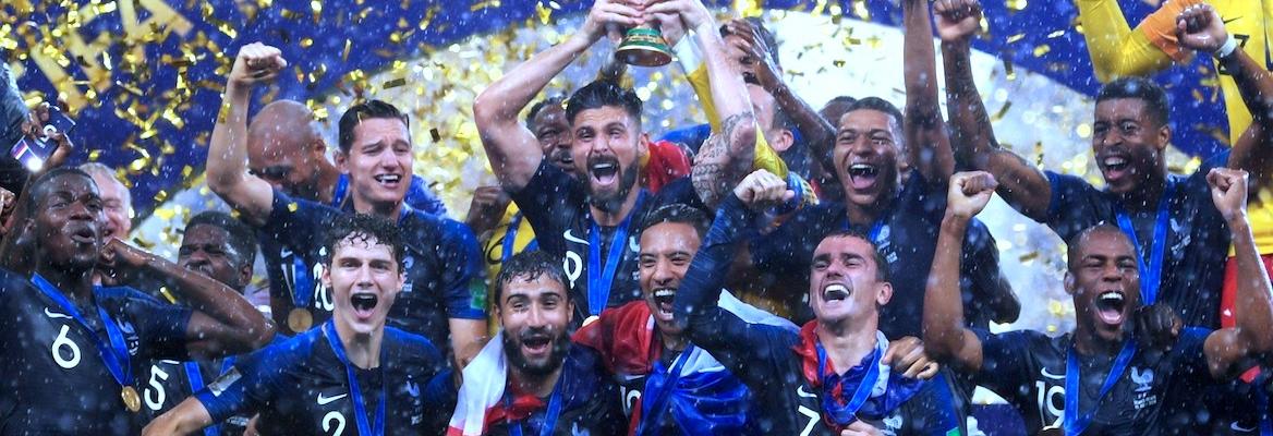France champion of the Football World Cup Russia 2019